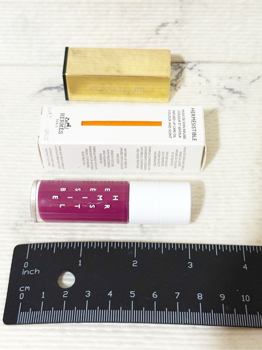 Hermes Hermèsistible Infused Lip Care Oil: Glossy Magenta Purple - Picture 9 of 9